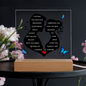 Meeting You Was Fate Acrylic Plague Nightlight