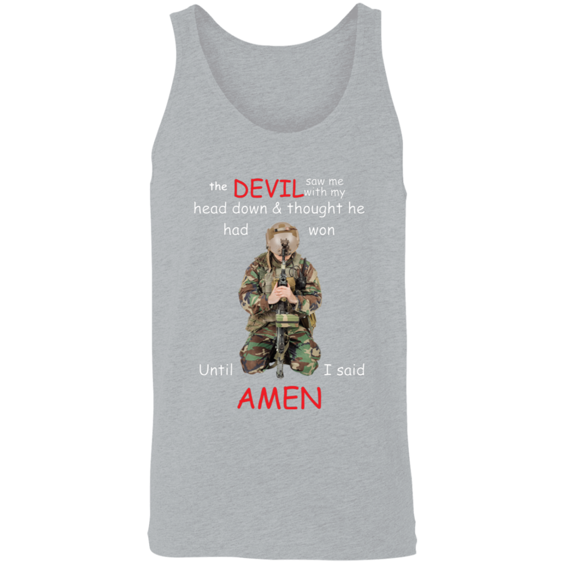 Devil Saw My Head Down Unisex Tank