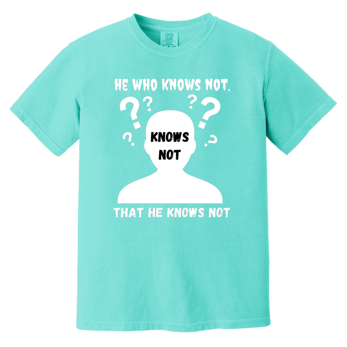 He Knows Not Heavyweight Garment-Dyed T-Shirt