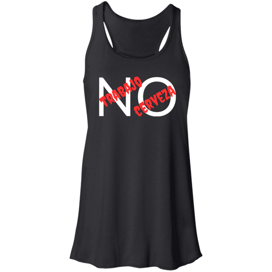 No Trabajo, No Cerveza Women's Racerback Tank Top