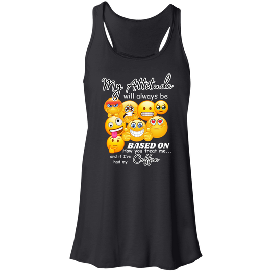 My Attitude Women's Flowy Racerback Tank