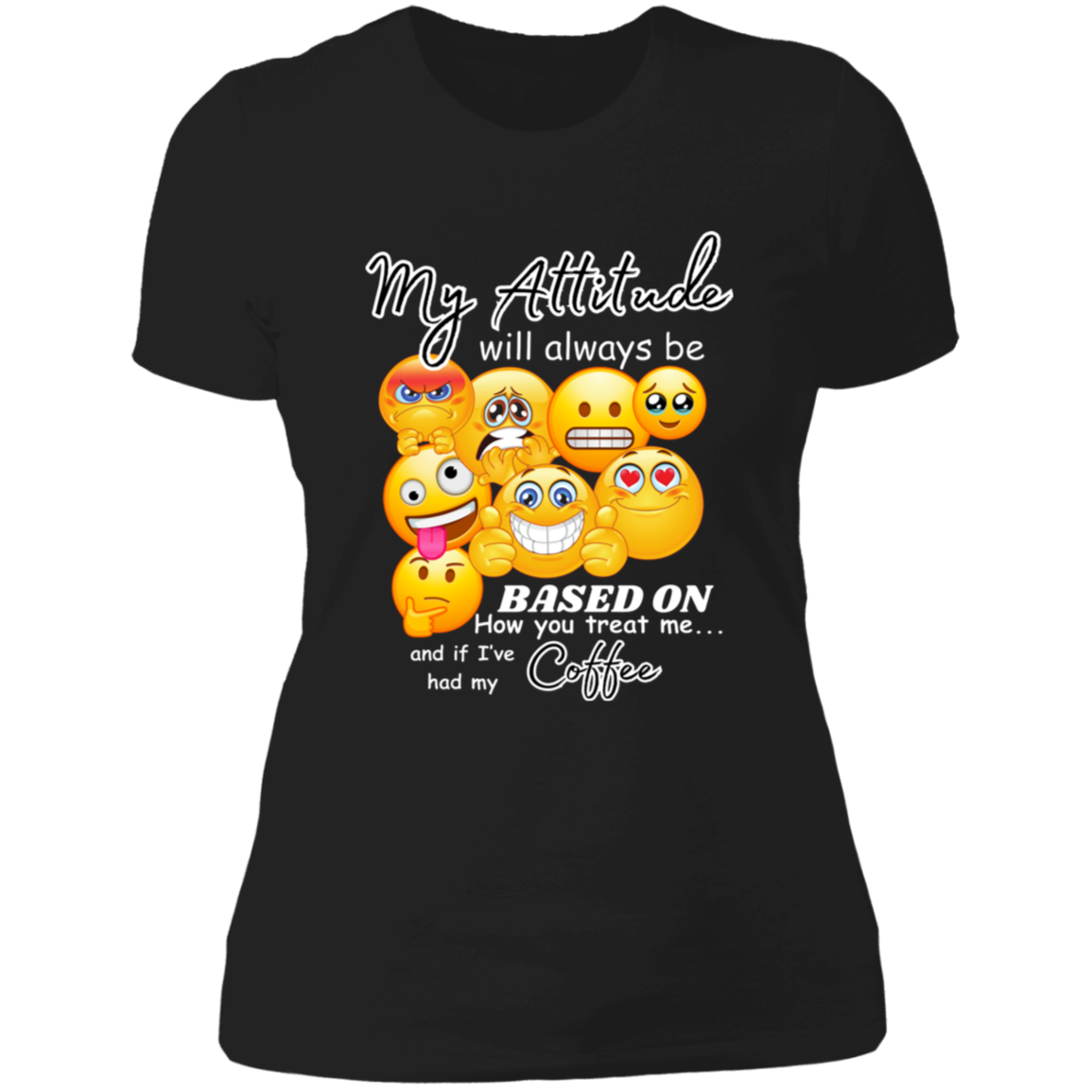 My Attitude Women's Cotton Tee