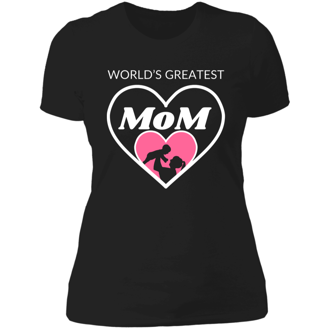 World's Greatest MOM Ladies' Cotton T-Shirt