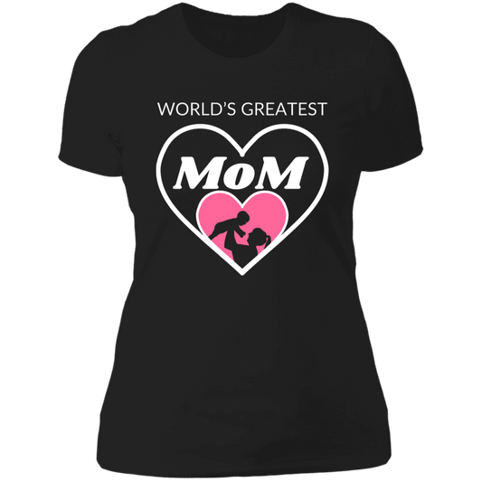 World's Greatest MOM Ladies' Cotton T-Shirt