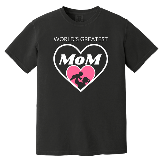 World's Greatest Mom Heavyweight Garment-Dyed T-Shirt