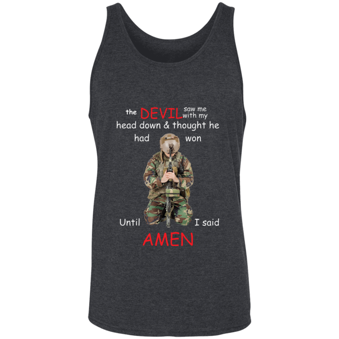 Devil Saw My Head Down Unisex Tank