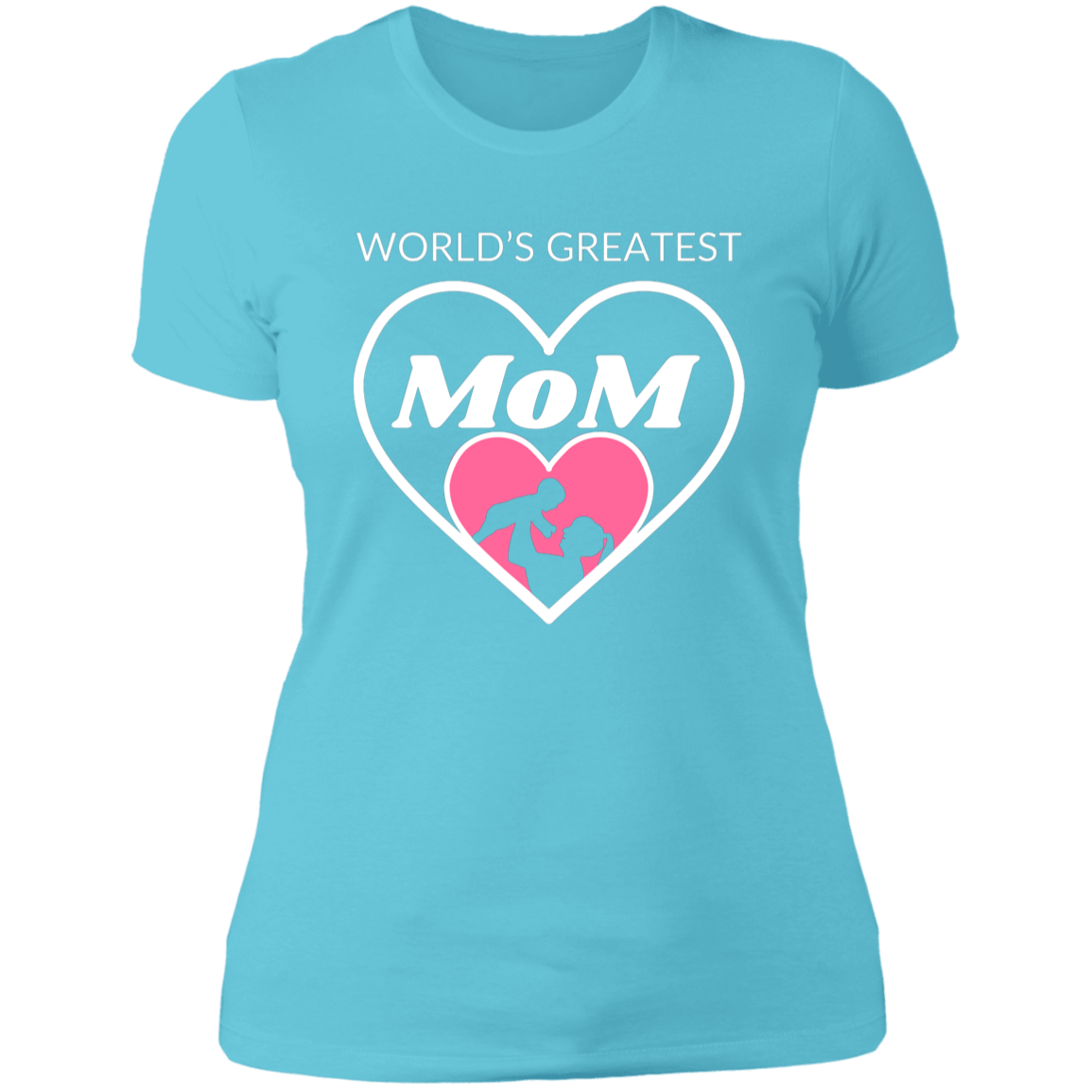 World's Greatest MOM Ladies' Cotton T-Shirt