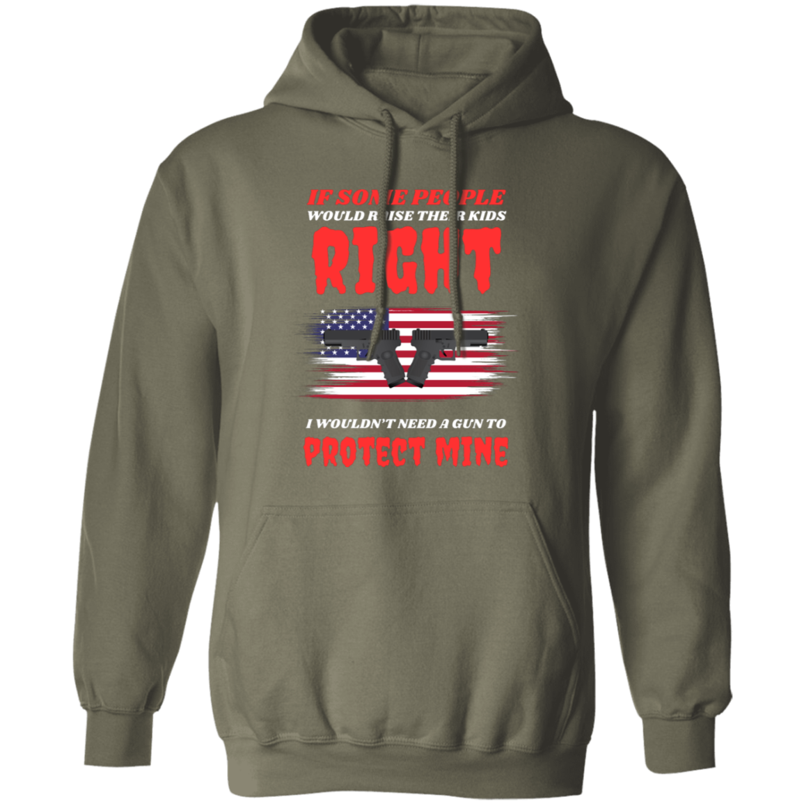 Pullover Hoodie For Parents - To Protect Mine