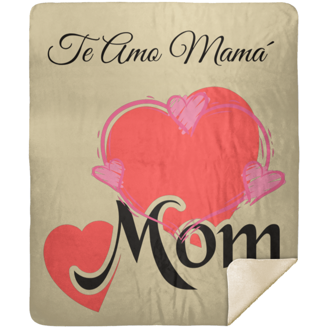 Sherpa Blankets For Mom - Te Amo Mama' Premium Sherpa Blanket 50x60