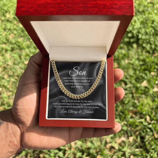 Cuban Link Chain Necklace - Son, I Want You To Believe