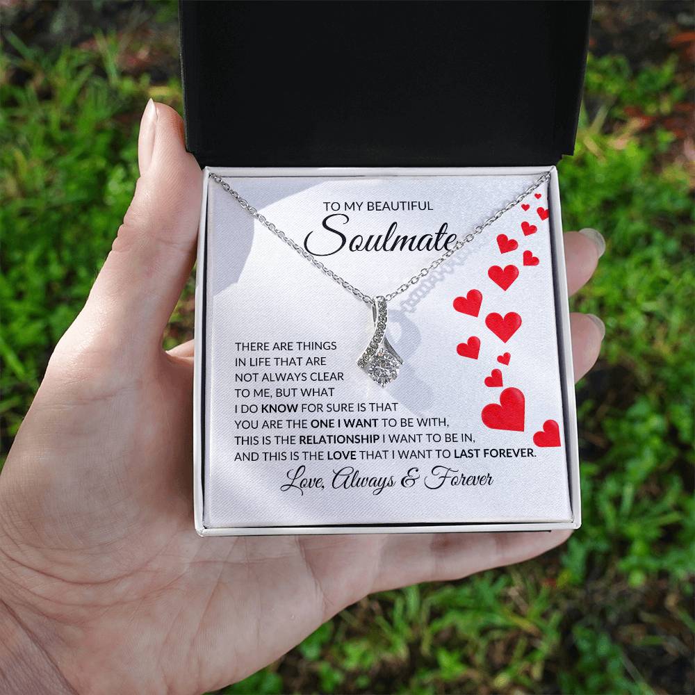 To My Beautiful Soulmate Alluring Beauty Pendant - there are things in life | Ragtag Gifts