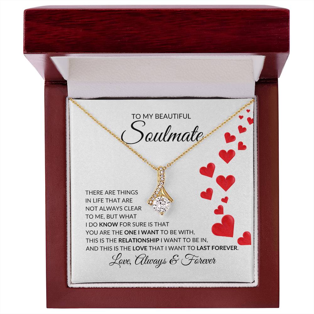 To My Beautiful Soulmate Alluring Beauty Pendant - there are things in life | Ragtag Gifts