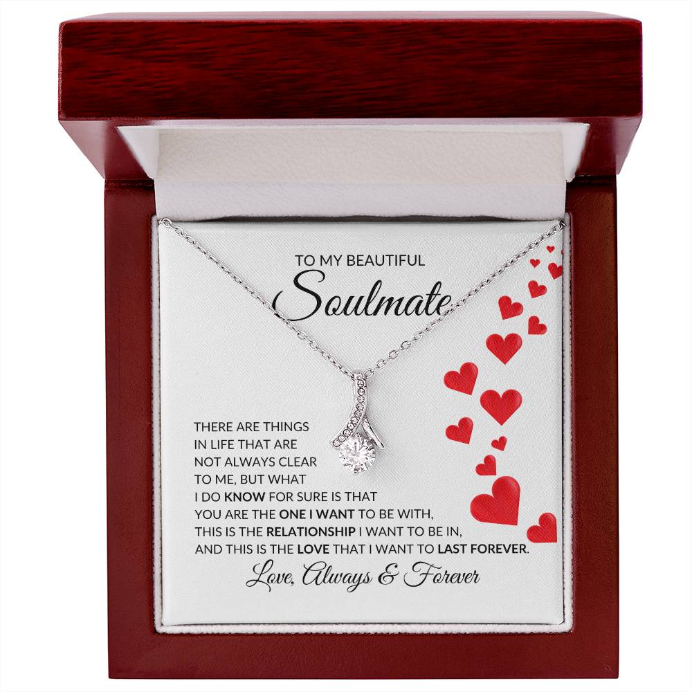 To My Beautiful Soulmate Alluring Beauty Pendant - there are things in life | Ragtag Gifts