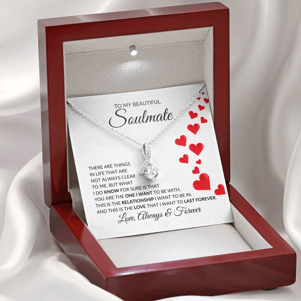 To My Beautiful Soulmate Alluring Beauty Pendant - there are things in life | Ragtag Gifts