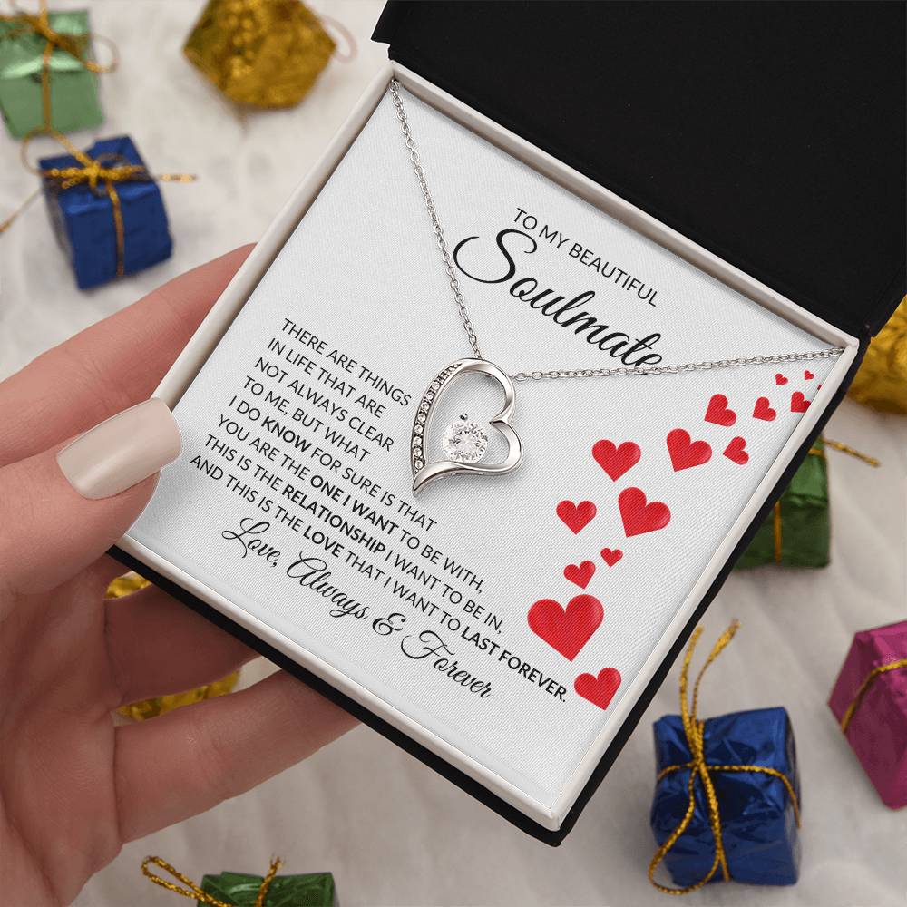 To My Beautiful Soulmate Forever Love Pendant - there are things in life | Ragtag Gifts