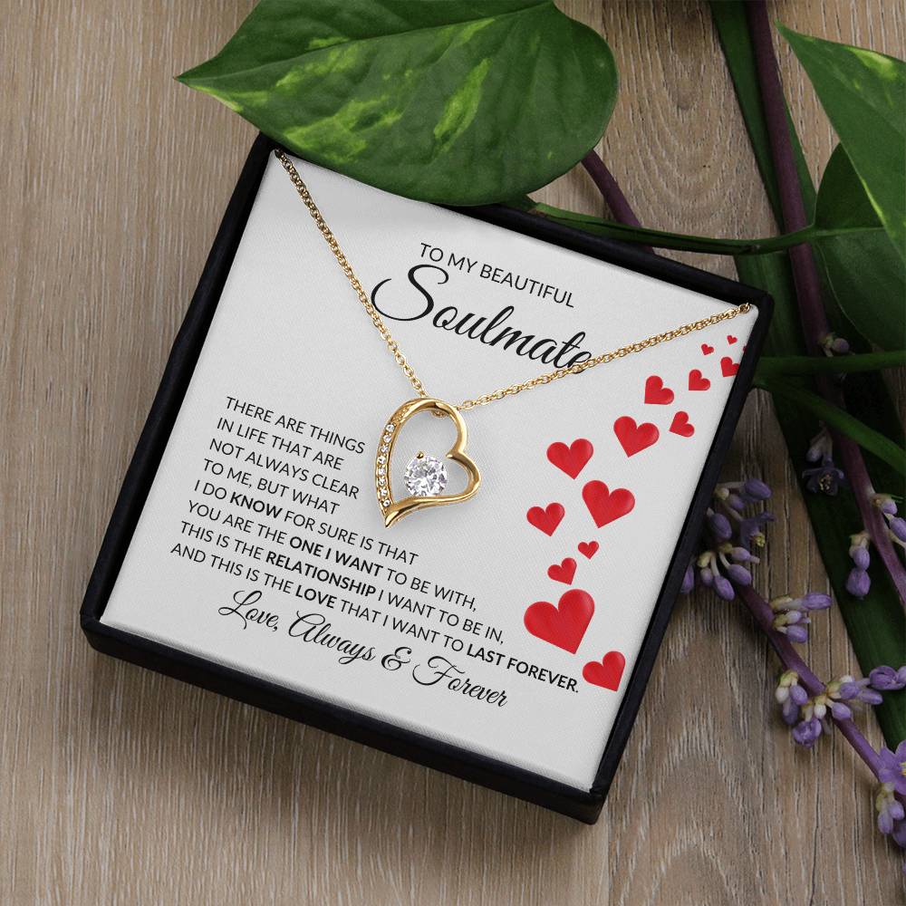 To My Beautiful Soulmate Forever Love Pendant - there are things in life | Ragtag Gifts