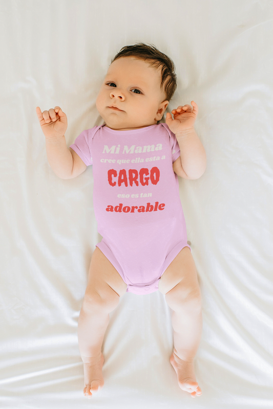 Infant Jersey Onesie With Funny Message - Mi Mama