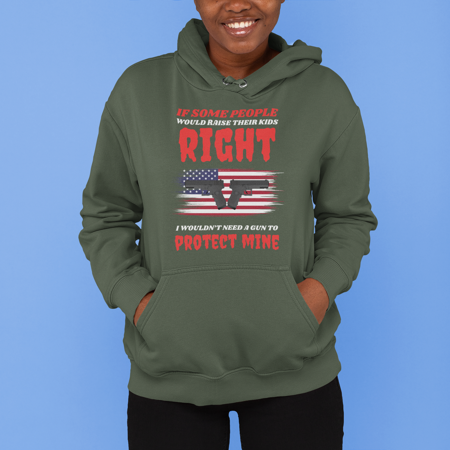 Pullover Hoodie For Parents - To Protect Mine