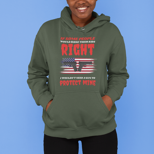 Pullover Hoodie For Parents - To Protect Mine